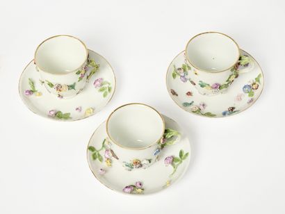 Meissen XVIIIe et XIXe - Porcelaine à décor...