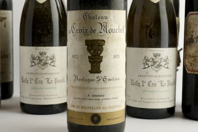 Grands Vins de France 
Lot de dix bouteilles...