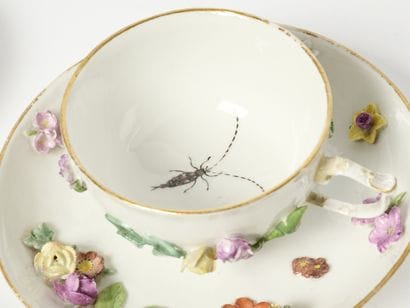 Meissen XVIIIe et XIXe - Porcelaine à décor...