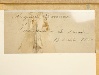 Auguste DONNAY (1862-1921) 
Faunesse à la...