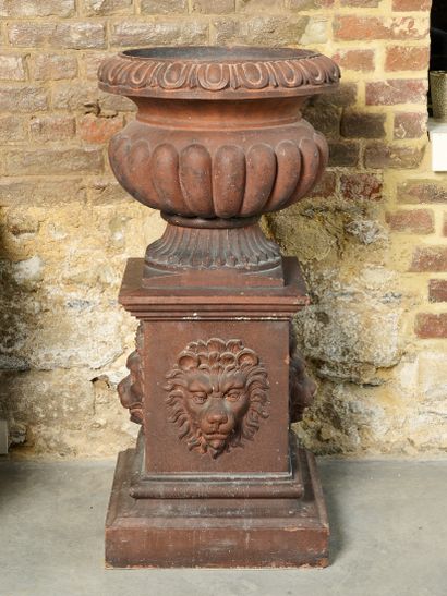 Vase médicis - Terracotta 
Paire de cratères...