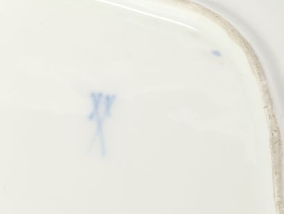 Meissen XVIIIe et XIXe - Porcelaine à décor...