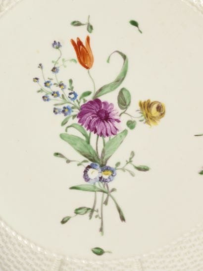 Allemagne XVIIIe - Manufacture de Porcelaine...