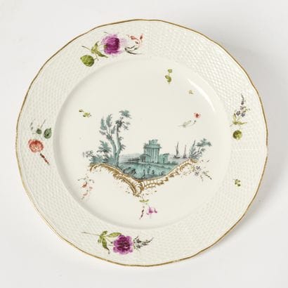 Allemagne XVIIIe - Manufacture de Porcelaine...