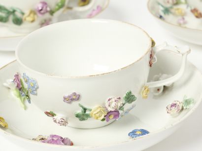 Meissen XVIIIe et XIXe - Porcelaine à décor...