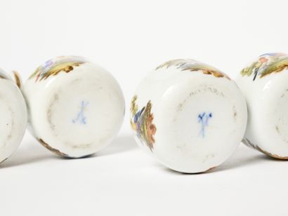 Meissen- Porcelaine de Meissen
Suite de quattre...