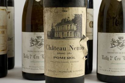 Grands Vins de France 
Lot de dix bouteilles...