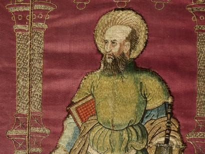 Fragment d'orfroi (chasuble) XVIe siècle
Sainte...