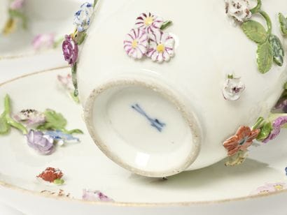 Meissen XVIIIe et XIXe - Porcelaine à décor...
