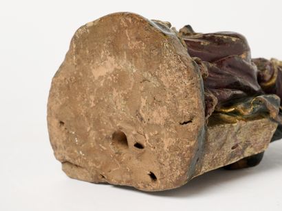 France ou Flandre XVIIIe - Bois polychrome
Vierge...