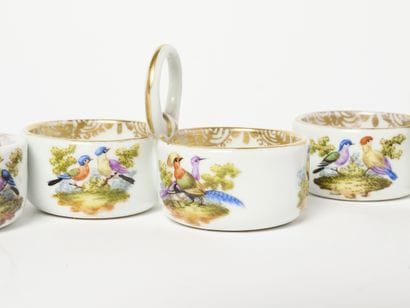 Meissen- Porcelaine de Meissen
Suite de quattre...