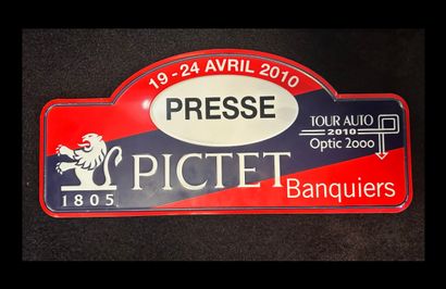 TOUR AUTO 2010
Plaque presse du Tour Auto...