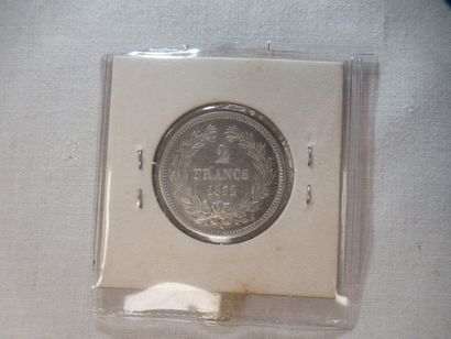 FRANCE Pièce de 2 francs Louis Philippe en...