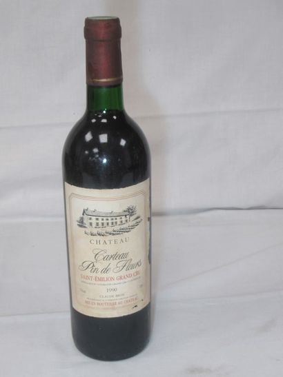Bouteille de Saint Emilion, Grand Cru, Château...