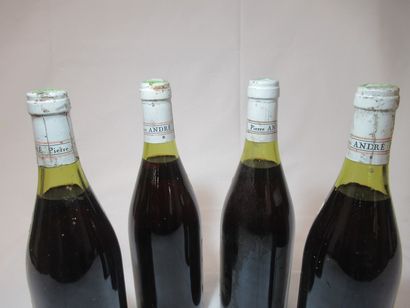 4 bouteilles de Santenay, Pierre André, 1982...