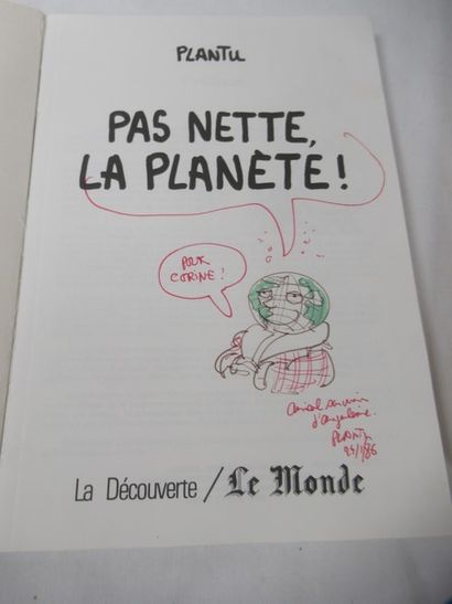 Lot de 3 livres dédicacés : PLANTU, Jean...