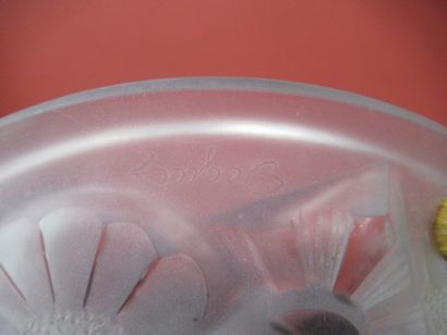 DEGUE Suspension en verre moulé. Diam.: 35...