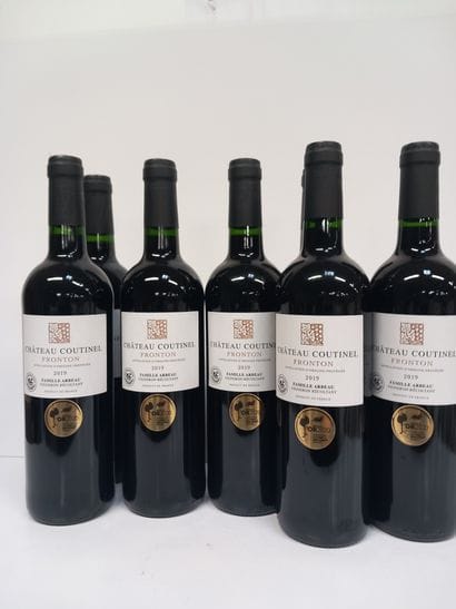 8 Bouteilles du Château Coutinel 2019 Fronton...