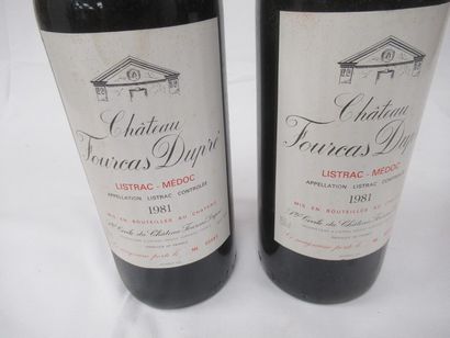 2 magnums de Listrac Médoc, Château Fourcas...