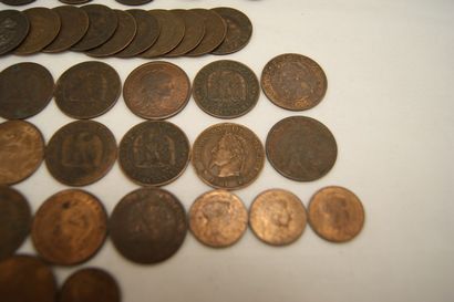 FRANCE Lot de petites pièces. Fin XIXe et...