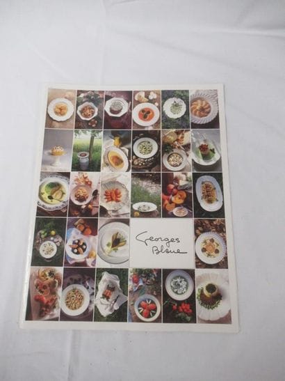 Georges BLANC Menu, été 1986.