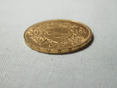 SUISSE Pièce de 20 francs en or, 1980. Poids...