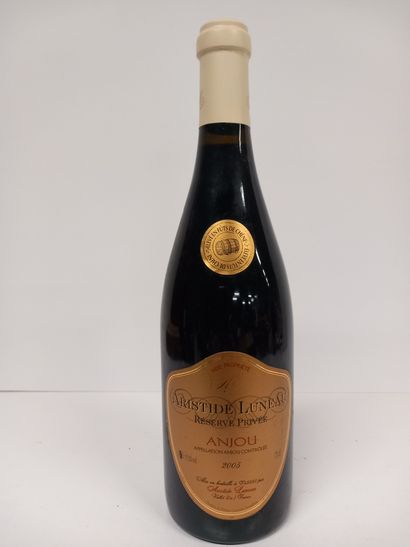 Rare bouteille d'Anjou 2005 Privée de Aristide...