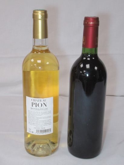 Lot de 2 bouteilles : 1 Lalande de Pomerol,...