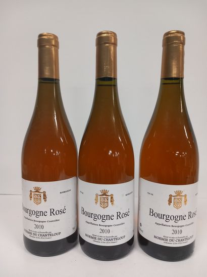 3 Bouteilles de Bourgogne Rosé 2010 Noémie...