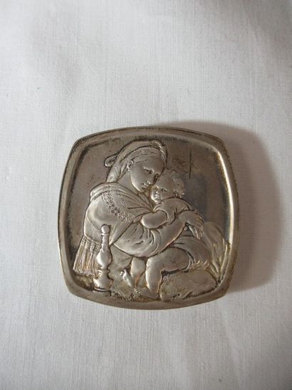 LITURGIE Médaille en argent, à l'effigie...