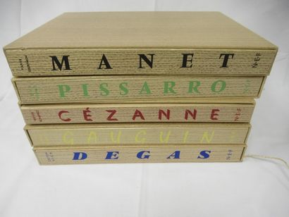 Lot de 5 livres des éditions NEF : Manet,...