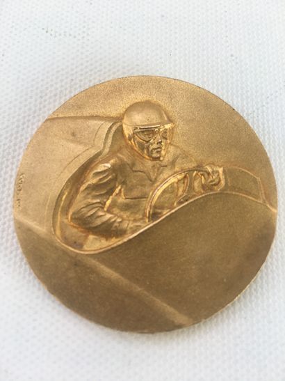 Médaille en bronze par Georges CONTAUX (1891-1984),...