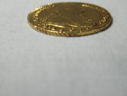 COLOMBIE Pièce de 2 escudos en or. 1801....