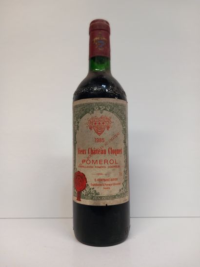 Bouteille de Pomerol 1985 Château Vieux Château...