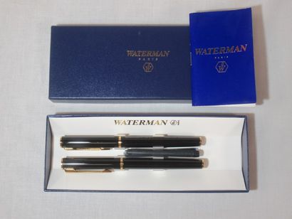 WATERMAN Parure de stylos en résine et métal...