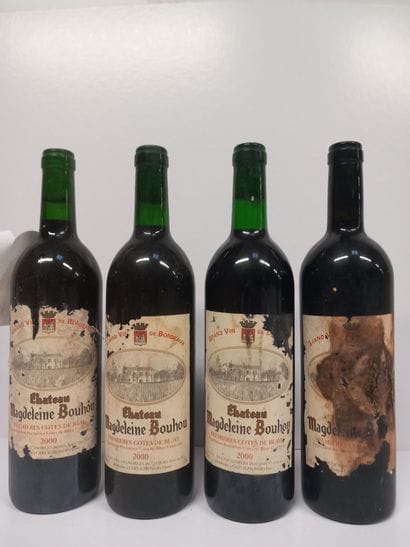 4 Bouteilles du Château Magdelaine Bouhou...
