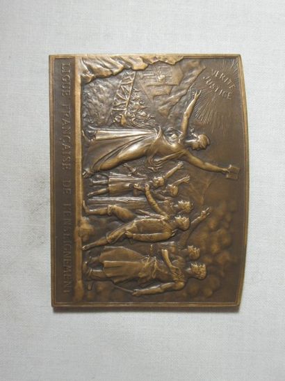 Médaille en bronze, d'après Borel. Xxe. 5...