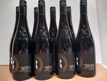 8 bouteilles de Chinon Rouge 2015 Reflets...