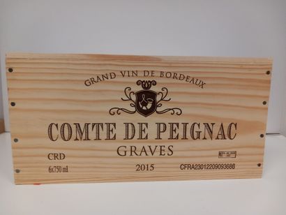 6 Bouteilles de Graves Rouge du Comte de...