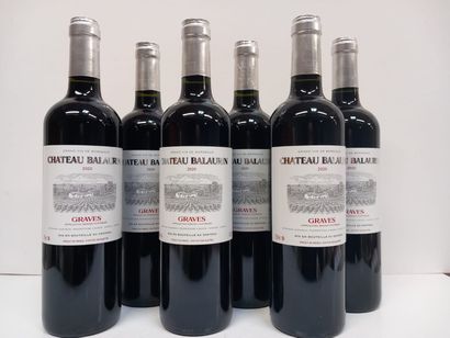 6 bouteilles de Graves Rouge Château Balaurin...