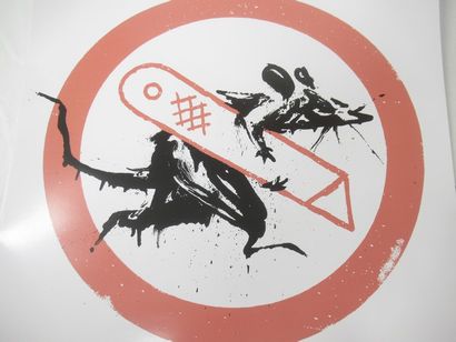 BANKSY Lot de 2 posters (59 x 42 cm) et d'un...