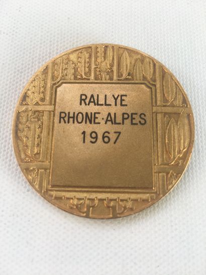 Médaille en bronze par Georges CONTAUX (1891-1984),...