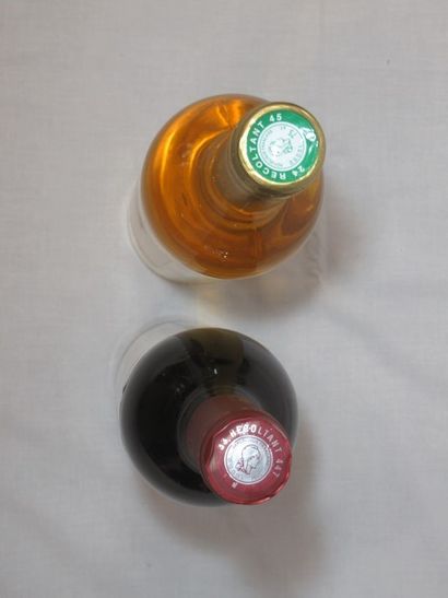 Lot de 2 bouteilles : 1 Lalande de Pomerol,...