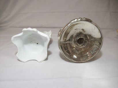Lot de 2 sculpture figurant la vierge: l'une...