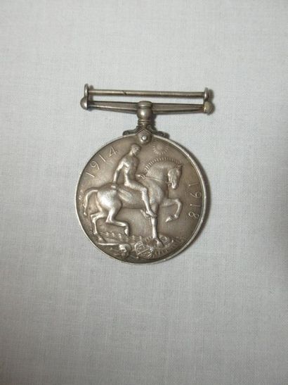 ANGLETERRE Médaille de guerre 1914-1918....