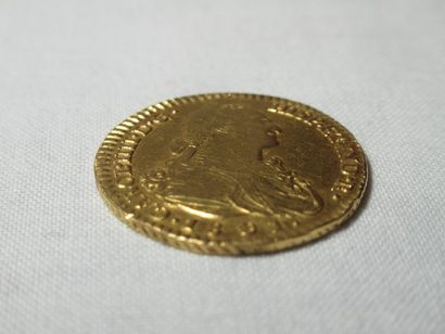 COLOMBIE Pièce de 2 escudos en or. 1801....