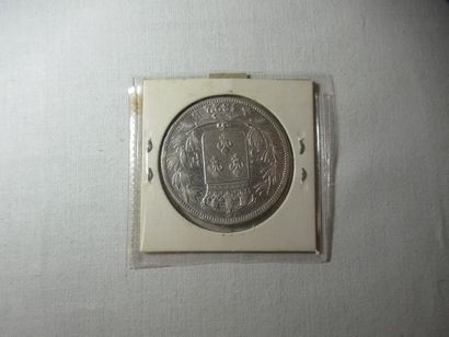 FRANCE Pièce de 5 francs en argent. Louis...