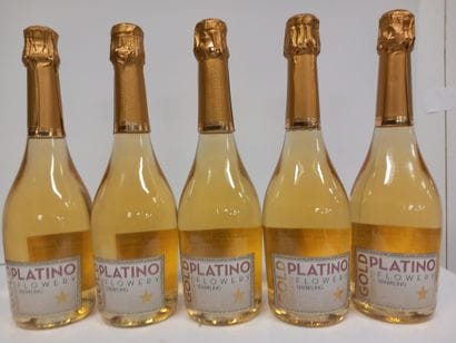 5 Bouteilles de Platino, Méthode Traditionnelle...