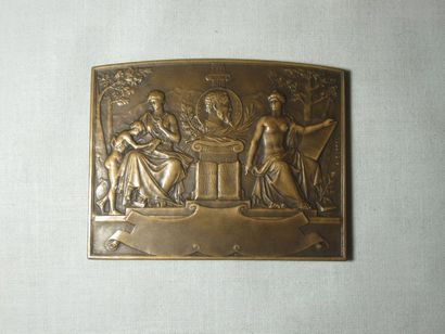 Médaille en bronze, d'après Borel. Xxe. 5...