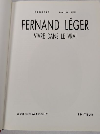 Lot de deux ouvrages sur Fernand Léger, années...
